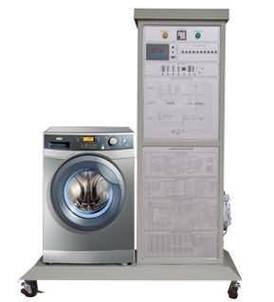 滚筒式洗衣机维修技能实训考核装置,家用电器实训设备_检测_故障_工作